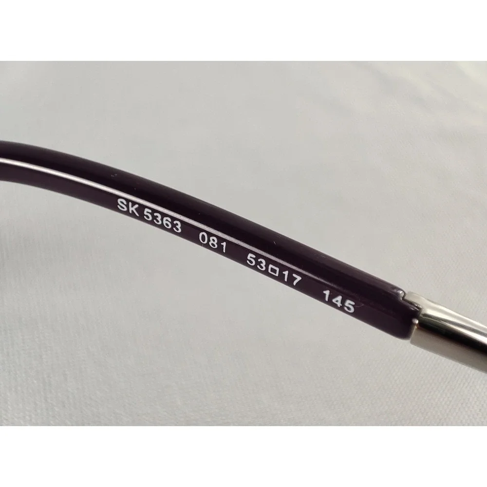 Swarovski SK 5363 081 Shiny Violet Cat Eye Eyeglass Frames Women 53-17-145 NWT